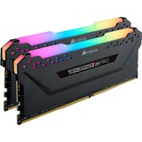 Corsair Vengeance CMW16GX4M2C3200C16 módulo de memoria 16 GB 2 x 8 GB DDR4 3200 MHz, Memoria RAM negro, 16 GB, 2 x 8 GB, DDR4, 3200 MHz, 288-pin DIMM, Negro