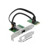 DeLOCK 95267 tarjeta y adaptador de interfaz Interno SFP, Adaptador de red Mini PCI Express, SFP, Full-height / Half-length