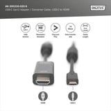 Digitus Cable adaptador USB-C > HDMI A, 4K @ 60HZ negro