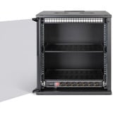Digitus Set de red SOHO Pro 19" 540x400 mm (AnxP), Armario IT negro