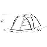 Easy Camp 120489 Kinn 5, Tienda de campaña verde oliva