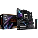 GIGABYTE X870E AORUS XTREME AI TOP Placa base - Compatible con procesadores AMD Ryzen serie 9000, VRM de 18+2+2 fases, hasta 8800 MHz DDR5 (OC), 1xPCIe 5.0 M.2 + 3xPCIe 4.0 M.2, WI-FI 7, LAN 10 GbE, USB 4 negro, VRM de 18+2+2 fases, hasta 8800 MHz DDR5 (OC), 1xPCIe 5.0 M.2 + 3xPCIe 4.0 M.2, WI-FI 7, LAN 10 GbE, USB 4, AMD, Zócalo AM5, AMD Ryzen 7000 Series, AMD Ryzen 8000 Series, AMD Ryzen 9000 Series, Zócalo AM5, DDR5-SDRAM, 256 GB