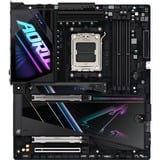 GIGABYTE X870E AORUS XTREME AI TOP Placa base - Compatible con procesadores AMD Ryzen serie 9000, VRM de 18+2+2 fases, hasta 8800 MHz DDR5 (OC), 1xPCIe 5.0 M.2 + 3xPCIe 4.0 M.2, WI-FI 7, LAN 10 GbE, USB 4 negro, VRM de 18+2+2 fases, hasta 8800 MHz DDR5 (OC), 1xPCIe 5.0 M.2 + 3xPCIe 4.0 M.2, WI-FI 7, LAN 10 GbE, USB 4, AMD, Zócalo AM5, AMD Ryzen 7000 Series, AMD Ryzen 8000 Series, AMD Ryzen 9000 Series, Zócalo AM5, DDR5-SDRAM, 256 GB