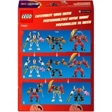 LEGO NINJAGO Meca Elemental Tecno de Sora, Juegos de construcción Juego de construcción, 7 año(s), Plástico, 209 pieza(s), 350 g