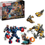 LEGO Thor de Vengadores: Endgame vs. Chitauri, Juegos de construcción Juego de construcción, 8 año(s), Plástico, 373 pieza(s), 384 g