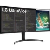 LG 35WN75CP-B.AEU pantalla para PC 88,9 cm (35") 3440 x 1440 Pixeles 4K Ultra HD LED Negro, Monitor LED negro/Plateado, 88,9 cm (35"), 3440 x 1440 Pixeles, 4K Ultra HD, LED, 5 ms, Negro