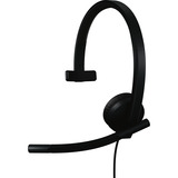 Logitech H570e Auriculares Alámbrico Diadema Oficina/Centro de llamadas USB Tipo C Negro, Auriculares con micrófono negro, Alámbrico, Oficina/Centro de llamadas, 89 g, Auriculares, Negro