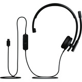 Logitech H570e Auriculares Alámbrico Diadema Oficina/Centro de llamadas USB Tipo C Negro, Auriculares con micrófono negro, Alámbrico, Oficina/Centro de llamadas, 89 g, Auriculares, Negro