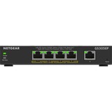 Netgear GS305EP Gestionado L2/L3 Gigabit Ethernet (10/100/1000) Energía sobre Ethernet (PoE) Negro, Interruptor/Conmutador negro, Gestionado, L2/L3, Gigabit Ethernet (10/100/1000), Bidireccional completo (Full duplex), Energía sobre Ethernet (PoE)