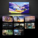Philips 65PUS7061/12, Televisor LED negro