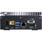 Shuttle Edge PC SPCEL03 0,46 l tamaño PC Negro x6413E Intel® SoC BGA 1493 1,5 GHz, Barebone gris oscuro, 0,46 l tamaño PC, Mini PC barebone, Intel® SoC, BGA 1493, DDR4-SDRAM, SATA