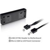 Thermaltake  LCD Screen Kit Black Tower 300 / Ceres 330, Display, Pantalla negro