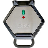 Unold Bobby 1 barquillo(s) 700 W Negro, Plata, Gofrera acero fino/Negro, 1 barquillo(s), Hexagonal, Negro, Plata, Plástico, Acero inoxidable, 0,7 m, Negro