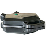 Unold Bobby 1 barquillo(s) 700 W Negro, Plata, Gofrera acero fino/Negro, 1 barquillo(s), Hexagonal, Negro, Plata, Plástico, Acero inoxidable, 0,7 m, Negro