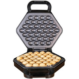 Unold Bobby 1 barquillo(s) 700 W Negro, Plata, Gofrera acero fino/Negro, 1 barquillo(s), Hexagonal, Negro, Plata, Plástico, Acero inoxidable, 0,7 m, Negro