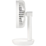 Unold Breezy, Ventilador blanco/Gris, Ventilador con aspas para el hogar, Gris, Blanco, Mesa, Plástico, Botones, Blanco