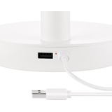 Unold Breezy, Ventilador blanco/Gris, Ventilador con aspas para el hogar, Gris, Blanco, Mesa, Plástico, Botones, Blanco
