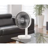 Unold Breezy, Ventilador blanco/Gris, Ventilador con aspas para el hogar, Gris, Blanco, Mesa, Plástico, Botones, Blanco