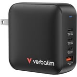 Verbatim Cargador Mini-GaN 165W 4 Puertos negro