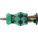 Wera Kraftform Kompakt Stubby Magazin RA 1, Conjuntos de bits negro/Verde