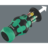 Wera Kraftform Kompakt Stubby Magazin RA 1, Conjuntos de bits negro/Verde