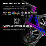 Xilence XPF360R.ARGB, Ventilador negro