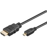 goobay Cable Micro HDMI de alta velocidad > HDMI con Ethernet negro