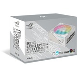 ASUS ROG Loki SFX-L 850W Platinum White unidad de fuente de alimentación 24-pin ATX Blanco, Fuente de alimentación de PC blanco, 850 W, 100 - 240 V, 110 W, 850 W, 110 W, 9,6 W