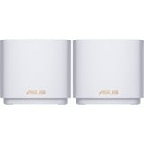 ASUS ZenWiFi XD5 (W-2-PK) Doble banda (2,4 GHz / 5 GHz) Wi-Fi 6 (802.11ax) Blanco Interno, Router blanco, Blanco, Interno, Enrutador de malla, Poder, 325,1 m², Doble banda (2,4 GHz / 5 GHz)