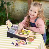 Casdon Estación de ingredientes para pizza de juguete Ooni, Electrodomésticos para niños 