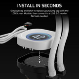 Corsair CW-9061030-WW, Pantalla blanco