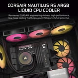 Corsair NAUTILUS 360 RS ARGB Reacondicionado, Refrigeración por agua negro