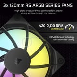 Corsair NAUTILUS 360 RS ARGB Reacondicionado, Refrigeración por agua negro
