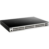 D-Link DGS-1510-52XMP Gestionado L3 Gigabit Ethernet (10/100/1000) Energía sobre Ethernet (PoE) Negro, Interruptor/Conmutador Gestionado, L3, Gigabit Ethernet (10/100/1000), Bidireccional completo (Full duplex), Energía sobre Ethernet (PoE), Montaje en rack