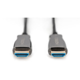 Digitus Cable híbrido de fibra óptica HDMI AOC, UHD 4K negro