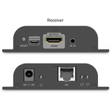 Digitus Receptor HDMI IP, 4K/60Hz, Alargador de HDMI negro