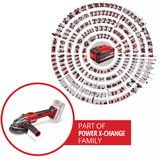 EINHELL AXXIO 18/115 Q, Amoladora angular rojo/Negro