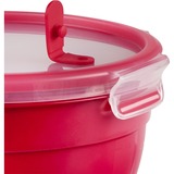 Emsa CLIP & MICRO Alrededor Caja 2,6 L Rojo, Transparente 1 pieza(s) rojo, Caja, Alrededor, 2,6 L, Rojo, Transparente, Plástico, Alemania