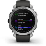 Garmin fēnix 7 - Standard Edition, SmartWatch plateado