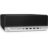 HP ProDesk 600 G5 SFF Generalüberholt, PC completo negro/Plateado