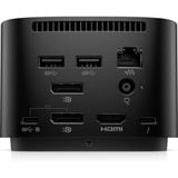 HP Thunderbolt Dock G4 280W reacondicionado, Estación de acoplamiento negro