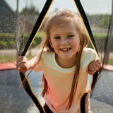 HUDORA Fantastic Trampolín 250V, Aparato para fitness negro/Rojo