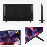 Hisense 55E7S PRO Televisor Hi-QLED, TV QLED negro/Gris oscuro