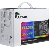Inter-Tech Argus RGB-500W II, Fuente de alimentación de PC negro