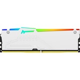 Kingston FURY FURY Beast 64 GB 5600 MT/s DDR5 CL40 DIMM (Kit de 2) White RGB XMP, Memoria RAM blanco, 64 GB, 2 x 32 GB, DDR5, 288-pin DIMM