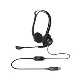 Logitech 960 USB Auriculares Alámbrico Diadema Llamadas/Música USB tipo A Negro, Auriculares con micrófono negro, Alámbrico, 100 - 1000 Hz, Llamadas/Música, 120 g, Auriculares, Negro, Minorista