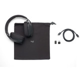 Logitech Zone Vibe Wireless MS, Auriculares con micrófono grafito, Inalámbrico, Llamadas/Música, 185 g, Auriculares, Grafito