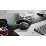 Logitech Zone Vibe Wireless MS, Auriculares con micrófono grafito, Inalámbrico, Llamadas/Música, 185 g, Auriculares, Grafito