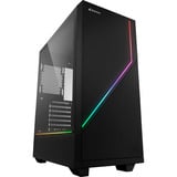 Sharkoon RGB FLOW Reacondicionado, Cajas de torre negro