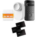 SwitchBot Lock Ultra Vision Combo, Conjunto blanco